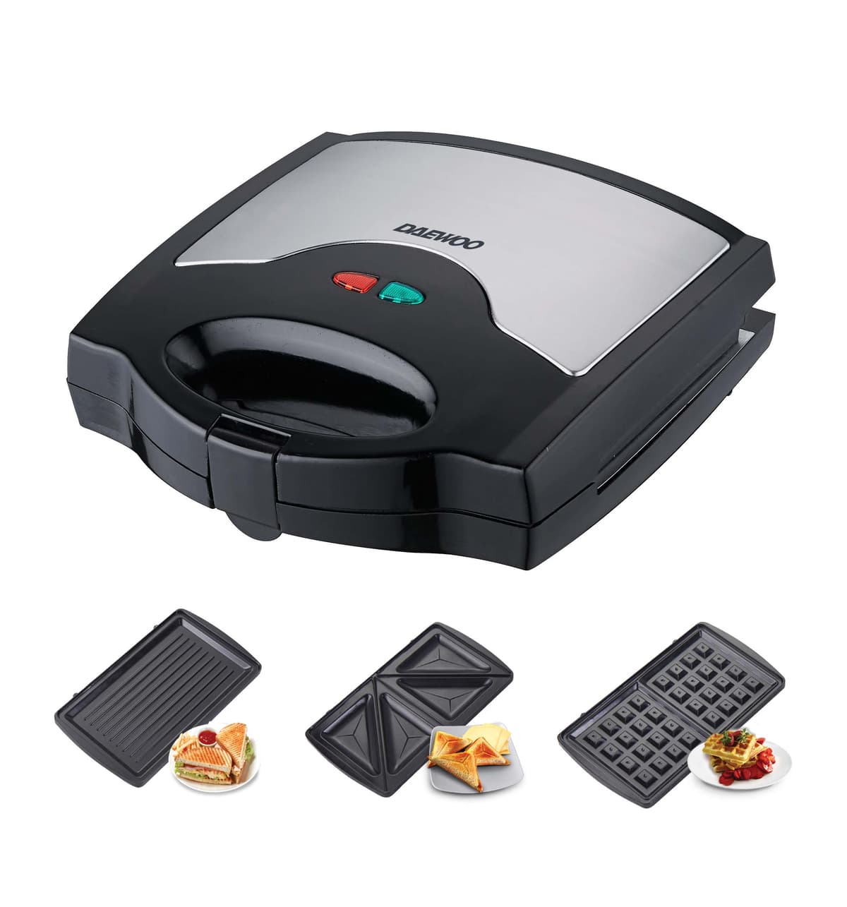 Daewoo 3 IN 1 SNACK MAKER 800w