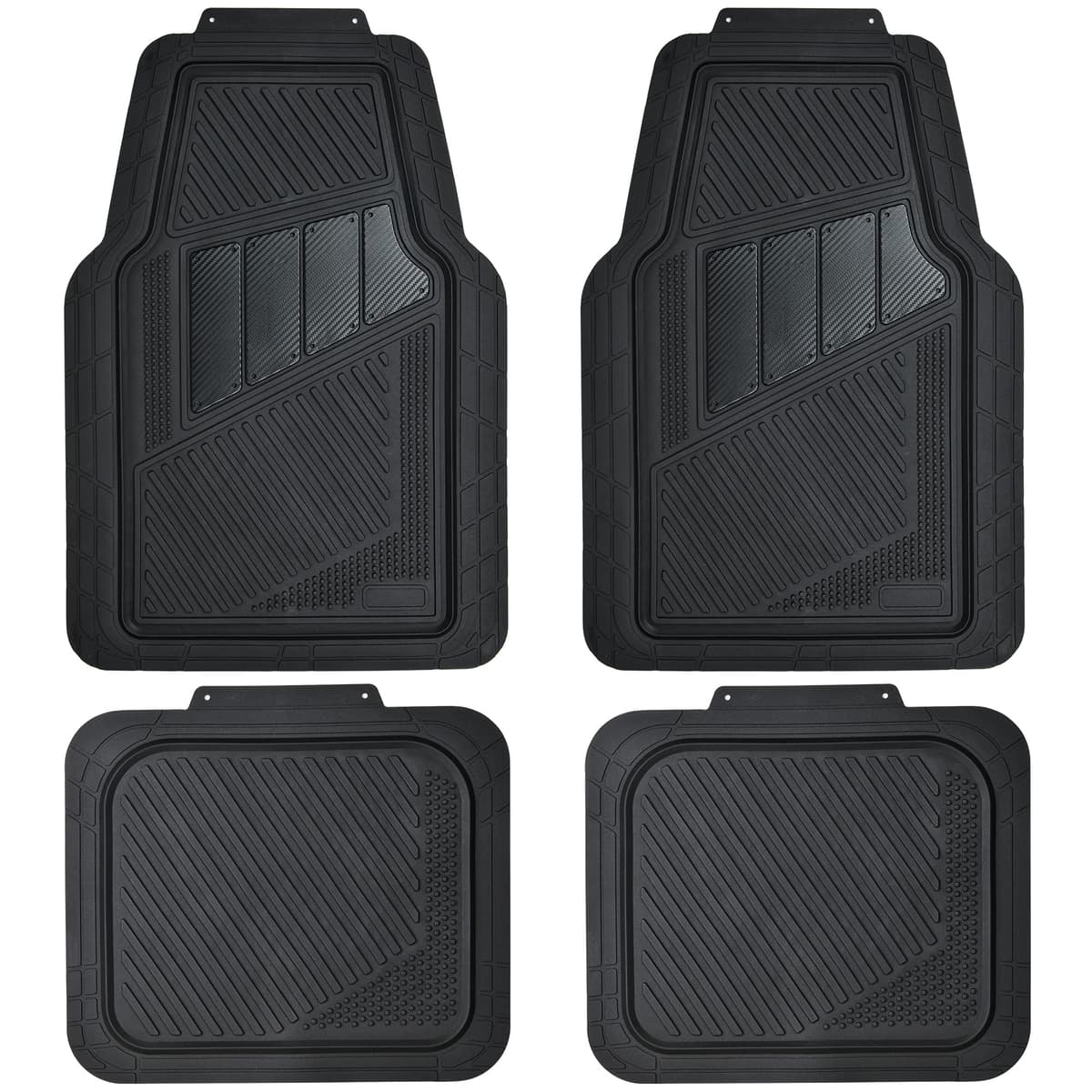 AX RUBBERISED CAR MAT SET 4PC 