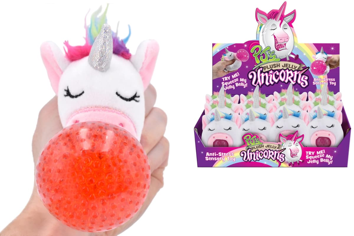 Kandy Toys Plush Jelly Squeezers - Unicorns In