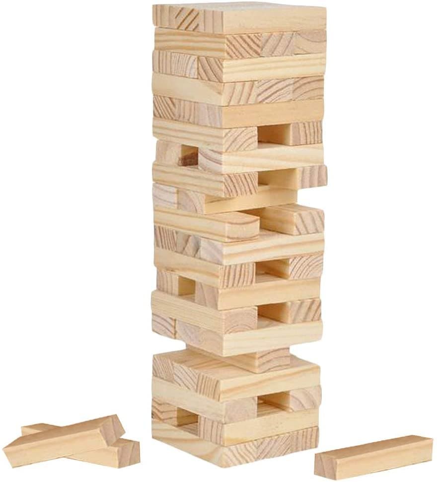 Kandy Toys M.y Mini 48pc Wooden Tower Game In Display Box