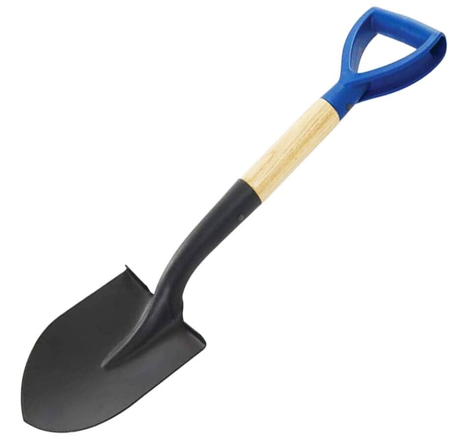 Hamble Round Head Micro Shovel With Wooden Handle