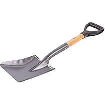Hamble Square Head Micro Shovel With Wooden Handle
