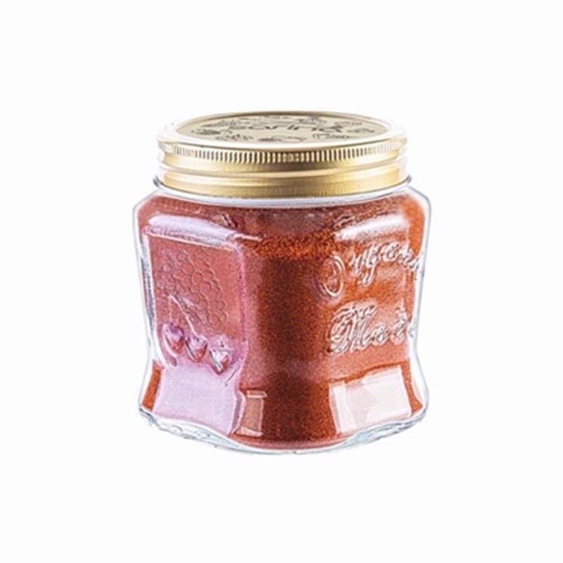 ORGANIC MADE JAR WITH METAL LID 450 CC