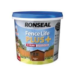 Ronseal  Fencelife plus medium oak 5lt 1