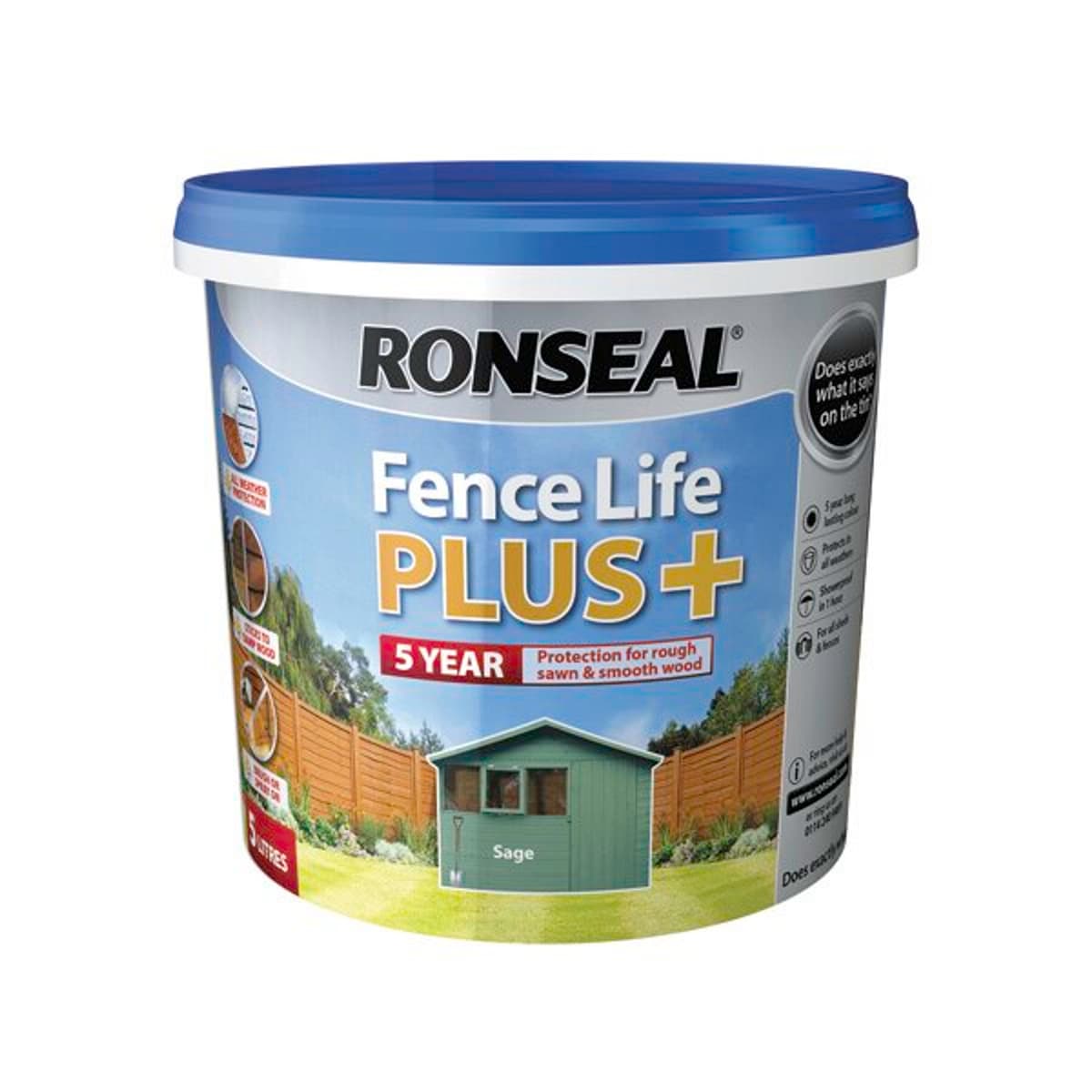 Ronseal  Fencelife plus sage  5lt