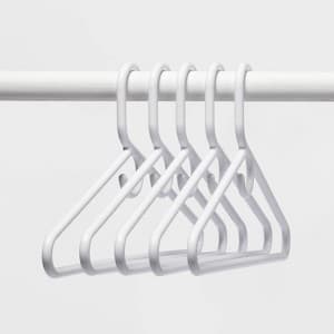 ZM H+ 5 Pk Premium White Hangers