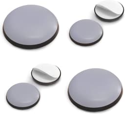 Bulk Hardware furniture  Gliders PTFE Teflon Pad easy glides 25mm (1") (48062) 1