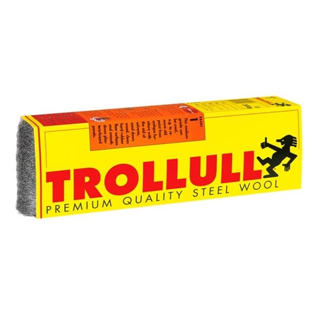 Rustins Trollul Steel Wool Grade 200g Sleeve 000