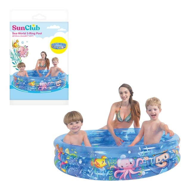 BENROSS Inflatable 3-Ring Sea World Paddling Pool - PBAG INSERT