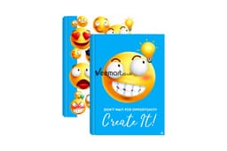 Martello Emoji A4 Hardback Notebook 1