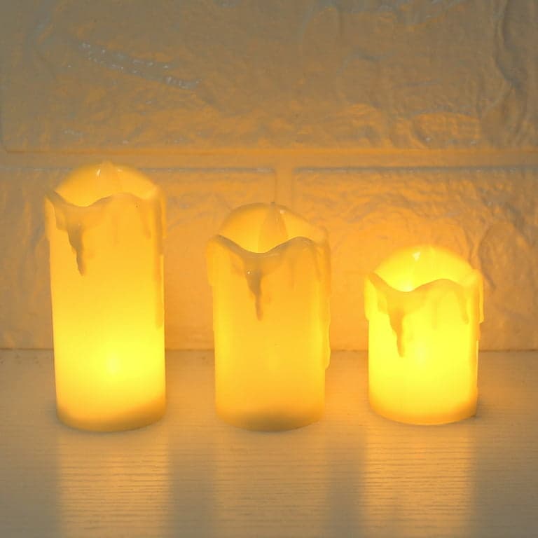 Rysons 3PC FLICKERING TEALIGHTS