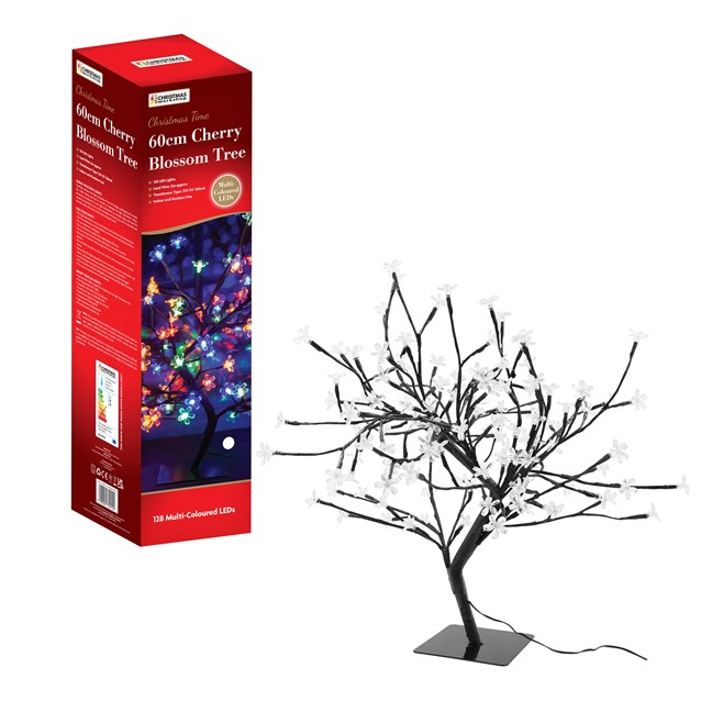 BENROSS 60CM 128 LED  Blossom Tree -  Multi Coloured image