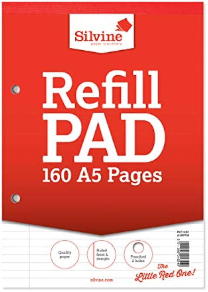 Silvine  A5 Refill Pad (A5RPFM) image