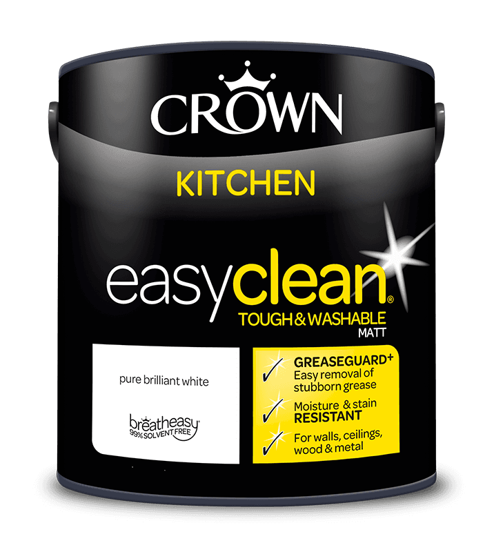 Crown easy clean kitchen brilliant white 2.5lt