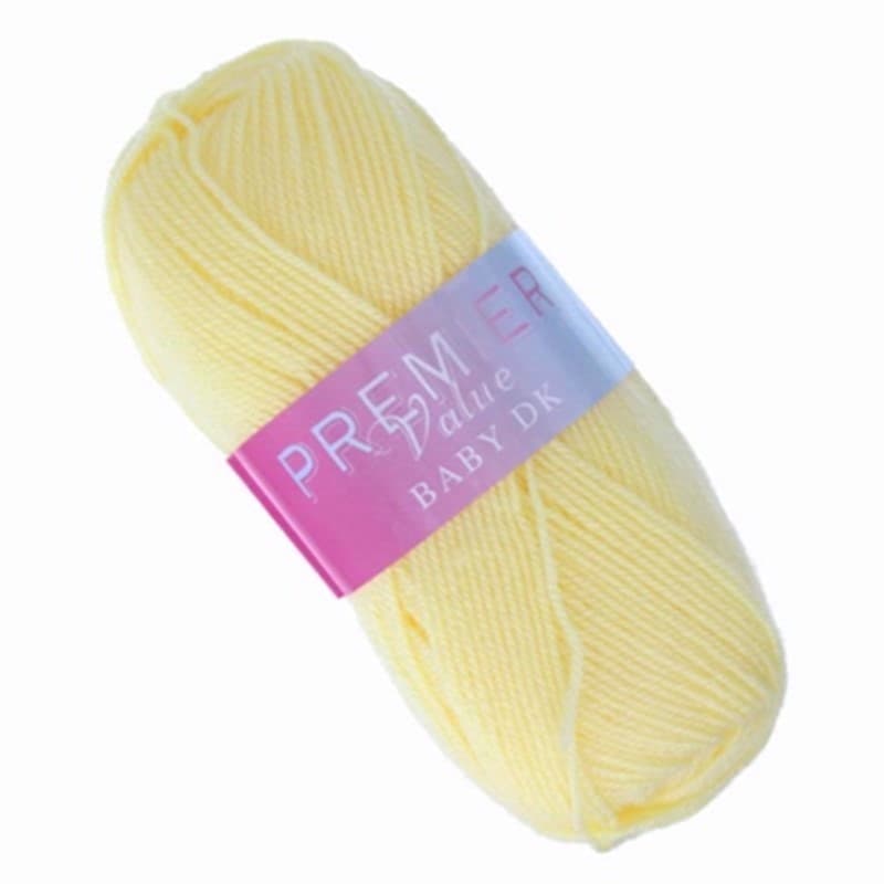 Premier Baby DK - Lemon  PACK OF 5