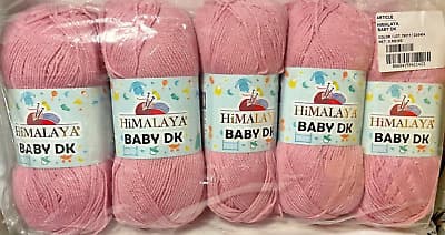 Premier Baby DK - Pink  PACK OF 5