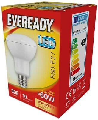 EVEREADY LED R80 806LM E27 WARM WHITE