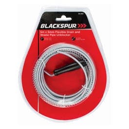 Blackspur 5m Flexible Drain And Waste Pipe Unblocker