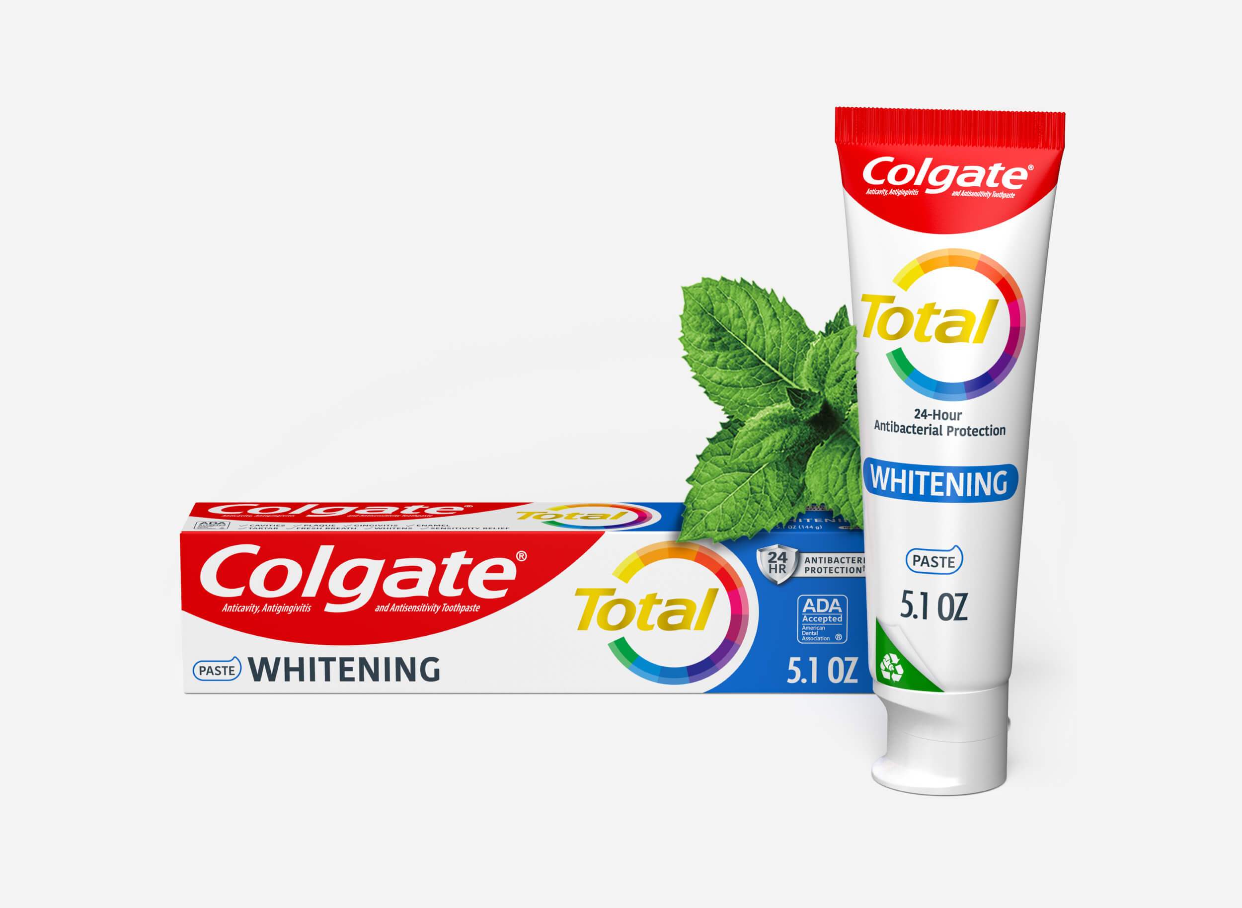 COLGATE TOOTHPASTE TOTAL WHITENING PK12 image
