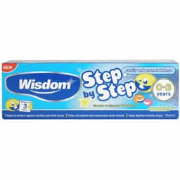 Wisdom Mild Mint 0-3 years Toothpaste 75ml 1