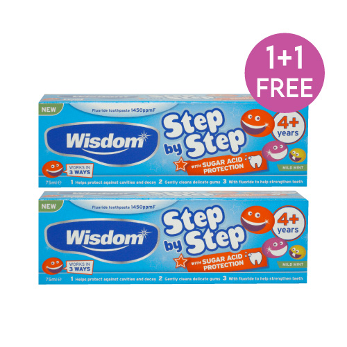 Wisdom Mild Mint 4+ years Toothpaste 50ml image