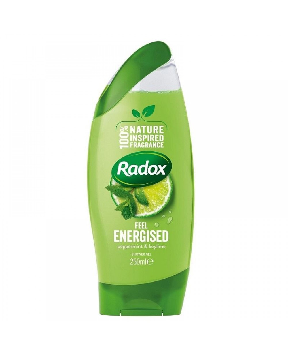 RADOX SHOWER GEL 250ML X PK6               FEEL ENERGISED image