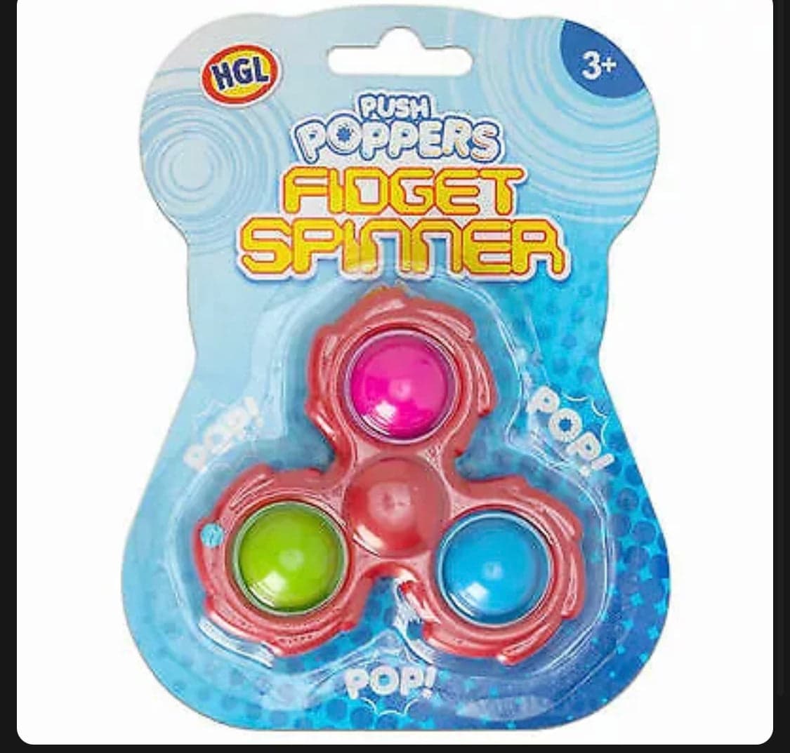 HGL  push  Popper Fidget Spinner