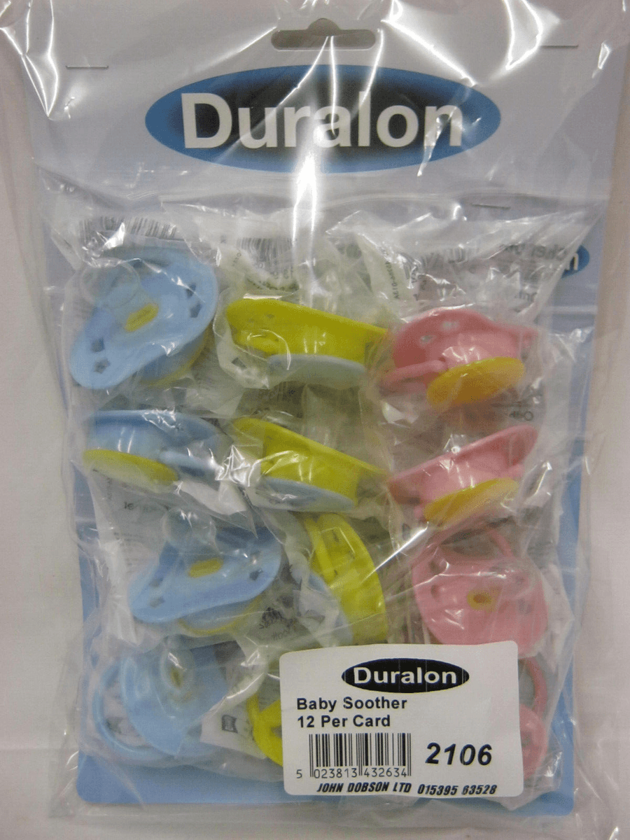 Duralon Baby Soothers Card of12 (2106)