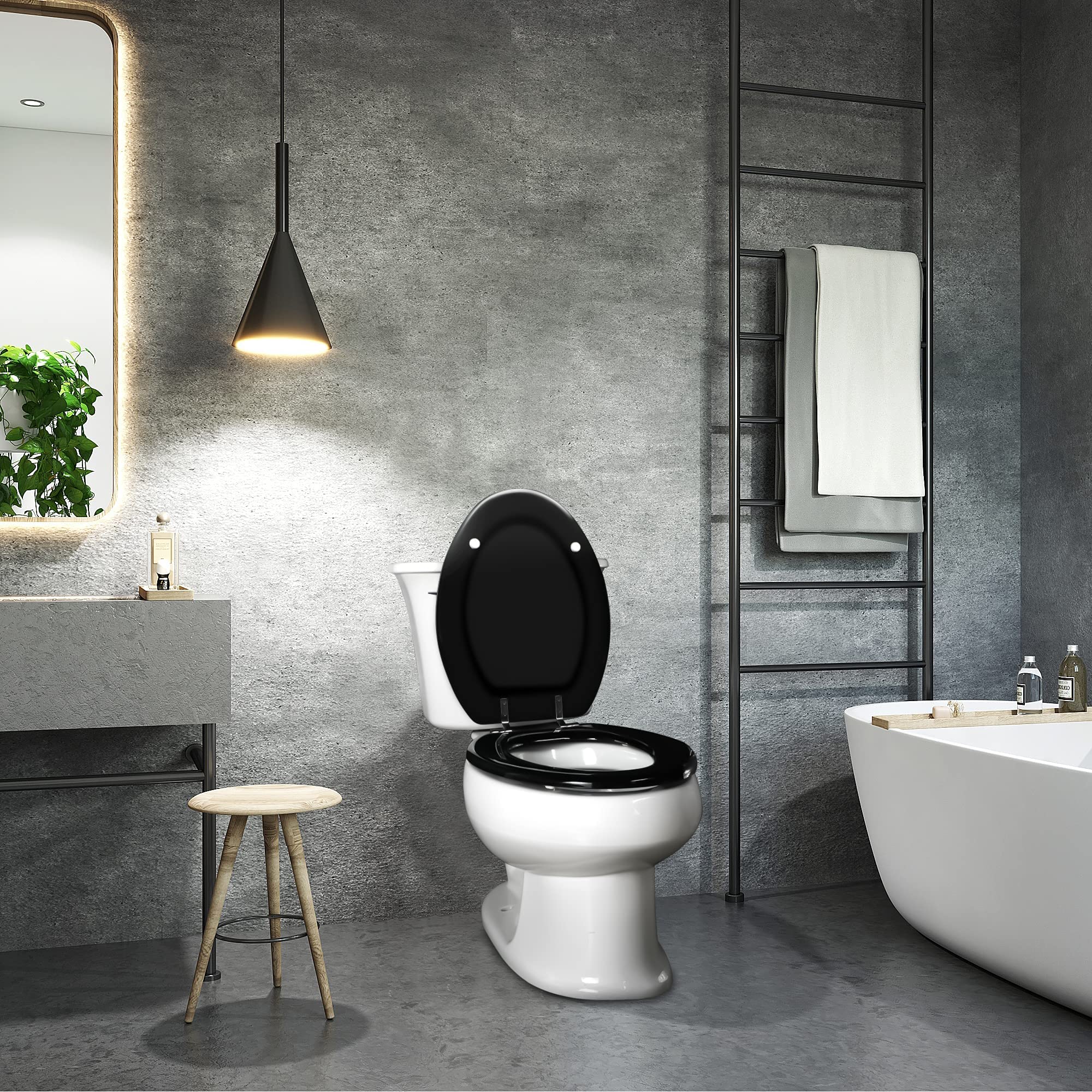 TOILET SEAT BLACK image