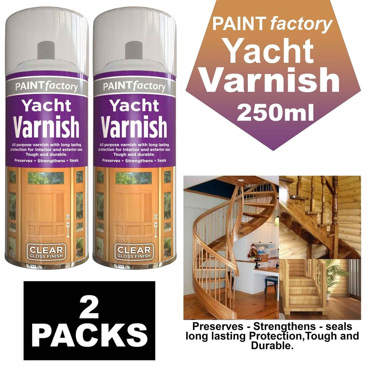 yacht varnish SPRAY 400ML 
