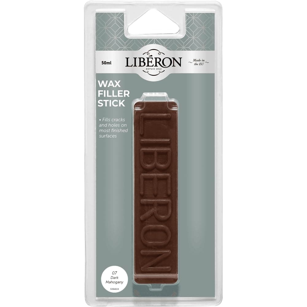 Liberon wax filler stick Mahogany 50ml