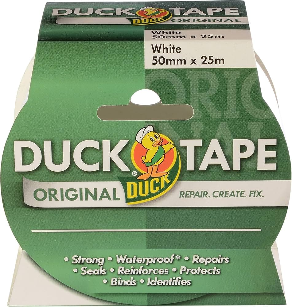 Original Duck Tape 50mm x 25M White 