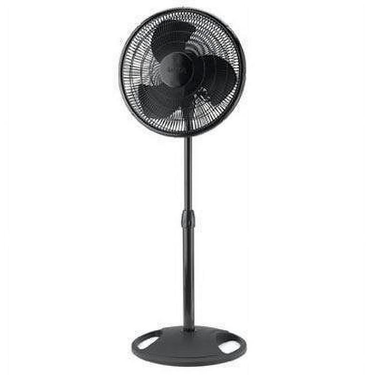 Oscillating 16" pedestal fan - cross base (black) image