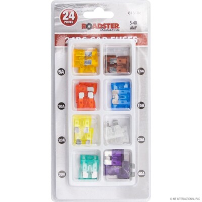 NT 24pc Car Fuse Assorted 5-40amp image