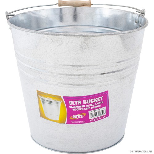 NT Galvanised Metal Bucket - 9l image