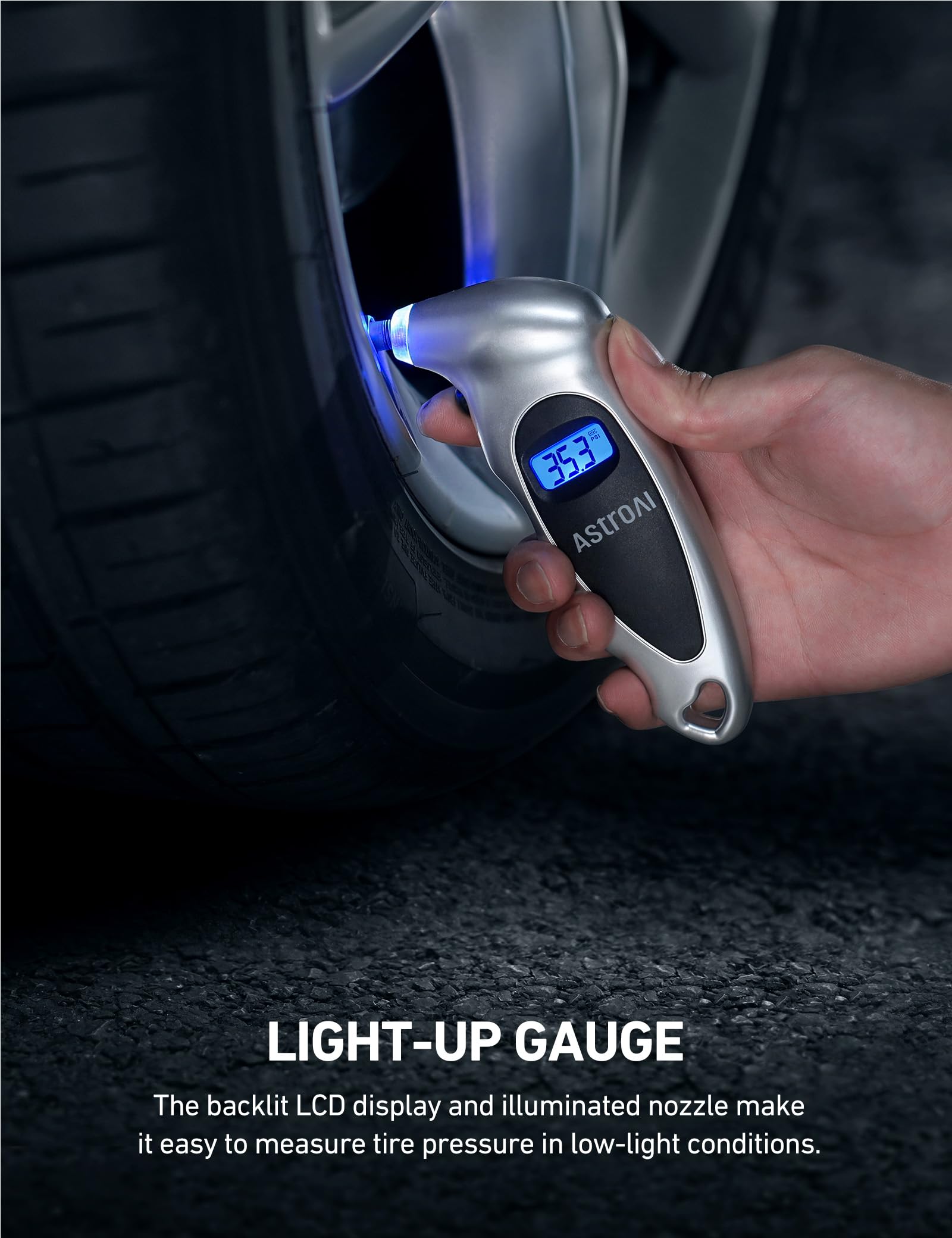 NT Digital Lcd Tyre Pressure Gauge image