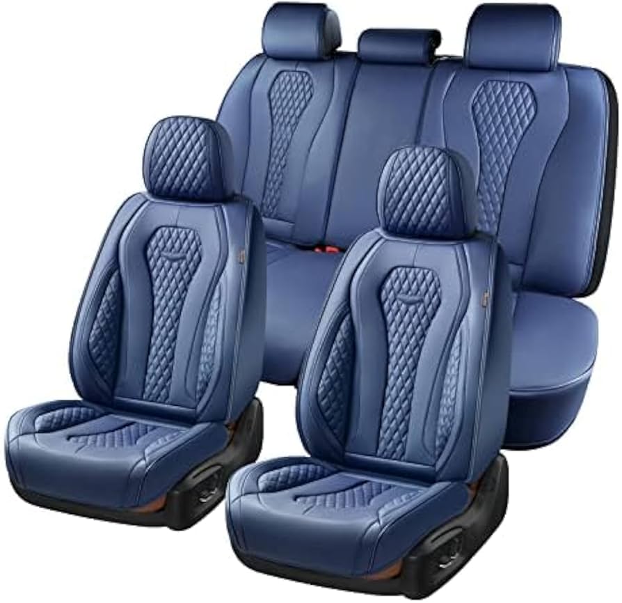 NT 8pc (rs Design) Car Seat Cover Set Blue image