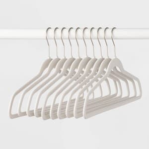 ZM H + Velvet Flocked Hanger 10pk
