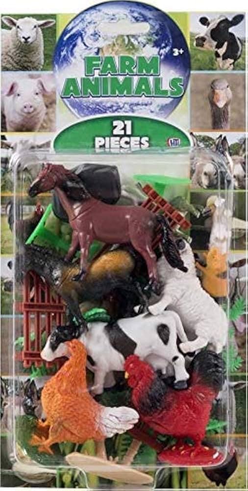 FARM ANIMALS 21 PIECE SET
