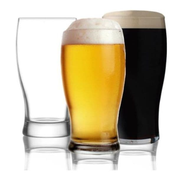 TULIP PINT GLASS 58cl Set 2- STEELEX GLASSWARE