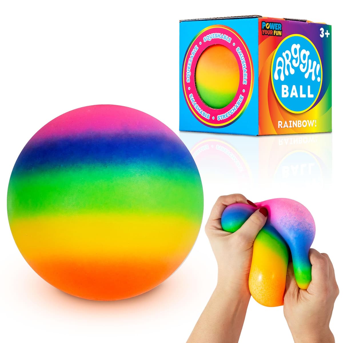 Rainbow Squish Ball