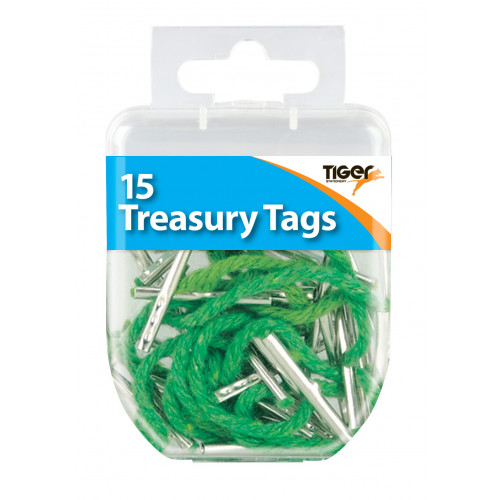 Tiger  Essential 10 Treasury Tags Steel image
