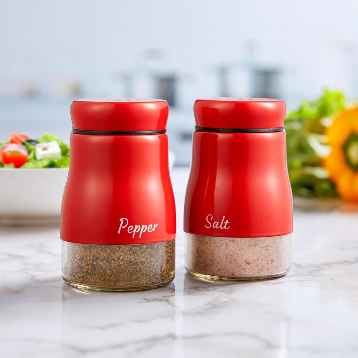 RED SALT AND PEPPER SET