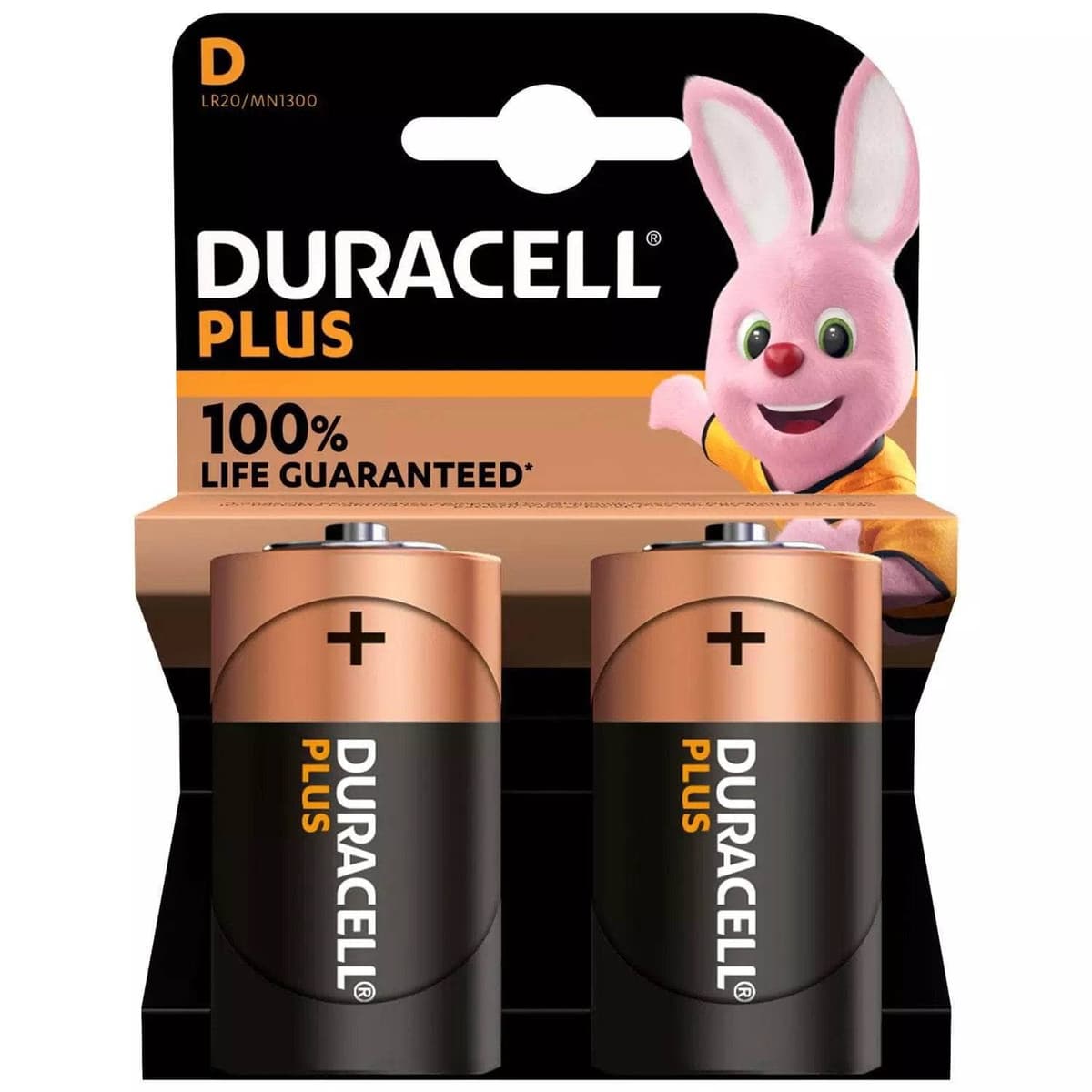 Duracell D Plus 2pk