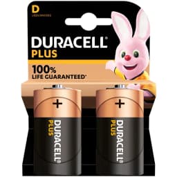 Duracell D(Mn1300) Plus 2pk (Box) 2