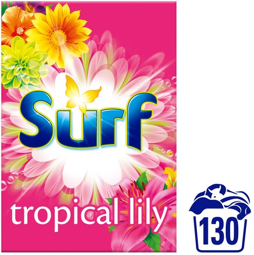 SURF 130 WASH 8.385KG POWDER TROPICAL image