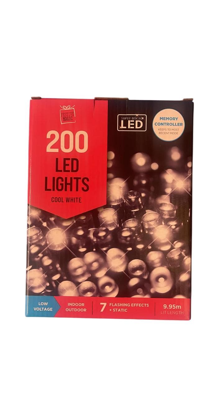 UBL LED LIGHTS 200 WHITE