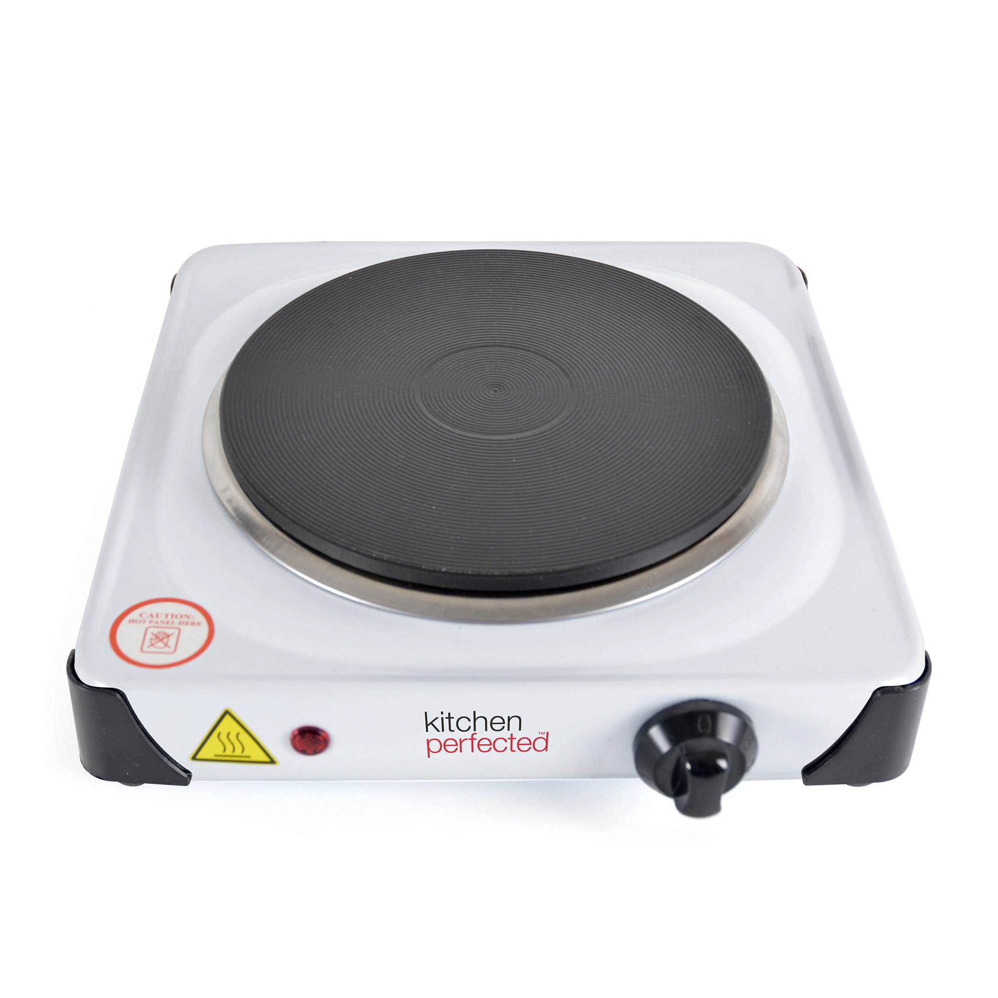 LLOYTRON Kitchen Perfected 1500w Single Hotplate White image