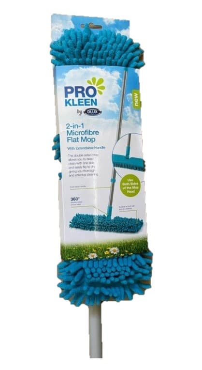 ZM Prokleen - 2 In 1 Microfibtre Flat Mop