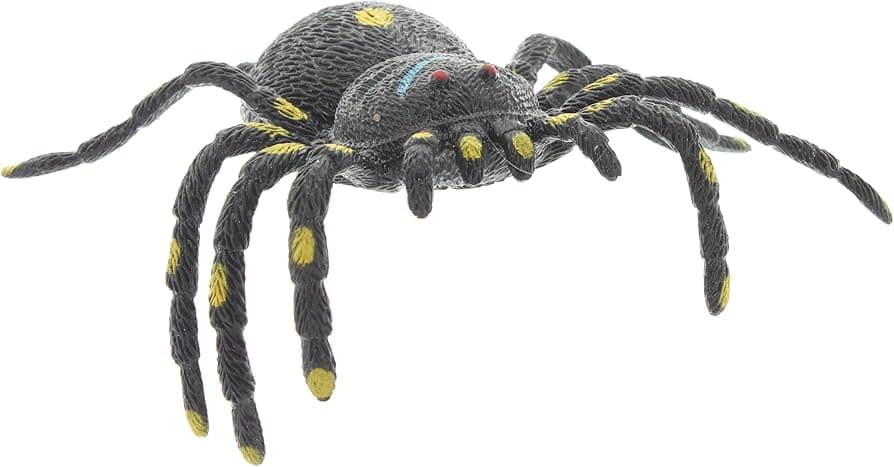 Kandy Toys 6.5" Tpr Spider With Beans 2 Asst Styles
